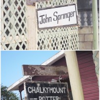 Visiting John Springer at Chalky Mount